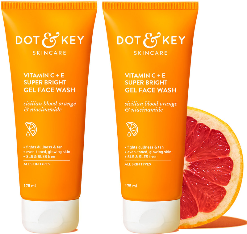 Dot & Key Vitamin C + E Super Bright Gel For Glowing And Brightening Skin  Face Wash