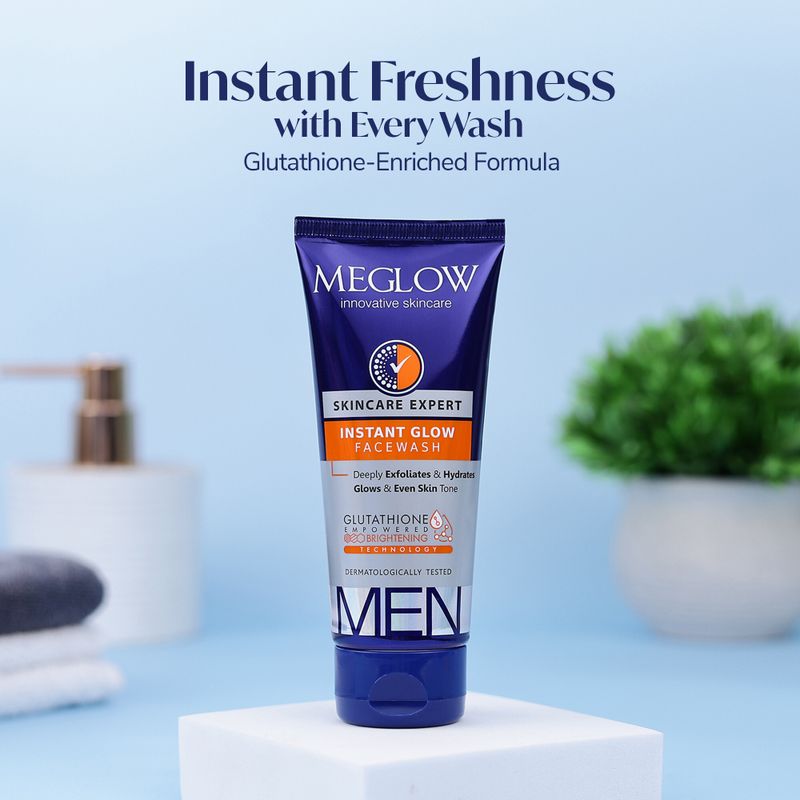 meglow Instant Glow Facewash with Vitamin E - Image 4