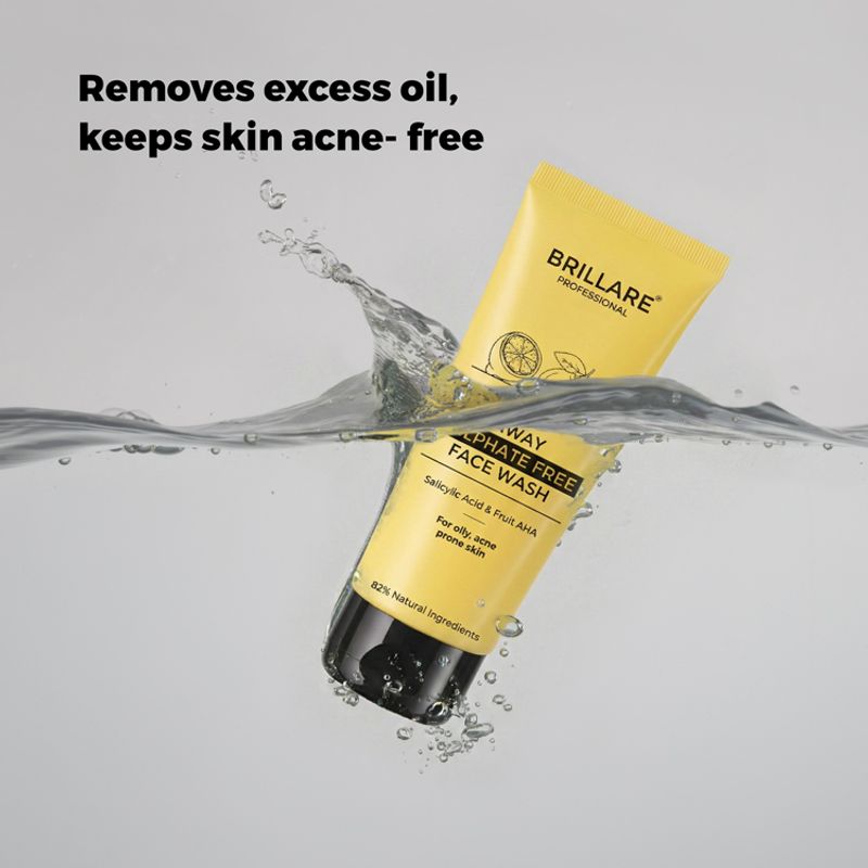 Brillare Oil Away Sulfate Free Face Wash 100g - Image 5