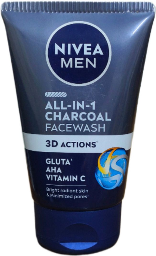NIVEA All-IN-1 Charcoal Face Wash 100g - Image 2
