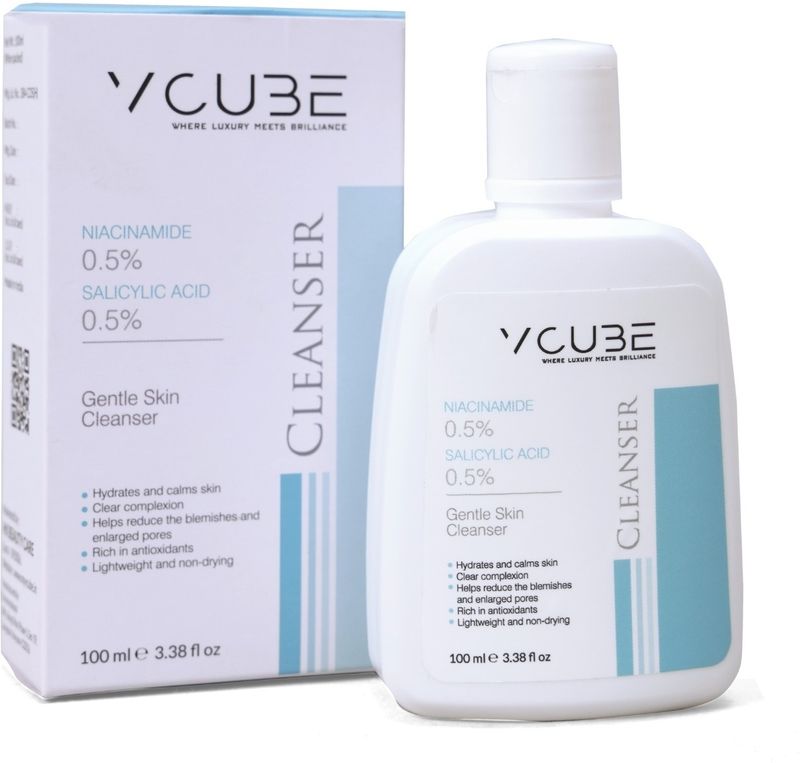 VCube Gentle Skin Cleanser Face Wash 100ml - Image 3