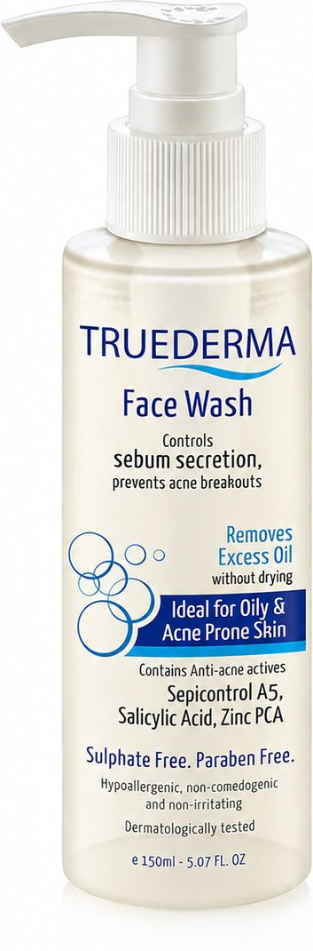 TRUEDERMA Face Wash Gel 150 ml - Image 3
