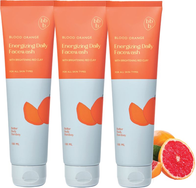 BBB Better Body Bombay Blood Orange Face Wash Pack of 3 - Image 2