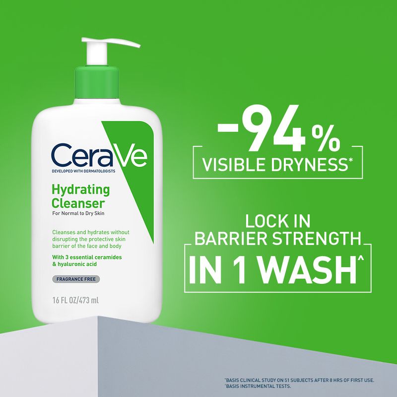 CeraVe Hydrating Cleanser 236ml - Image 3