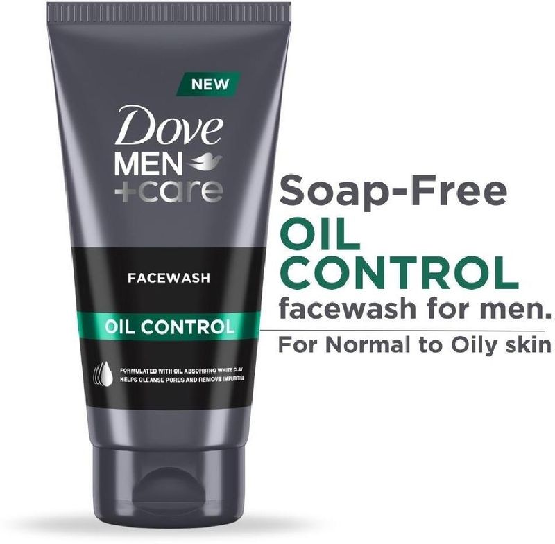 DOVE Men + Care 150ml Oil Control Facewash - Image 3