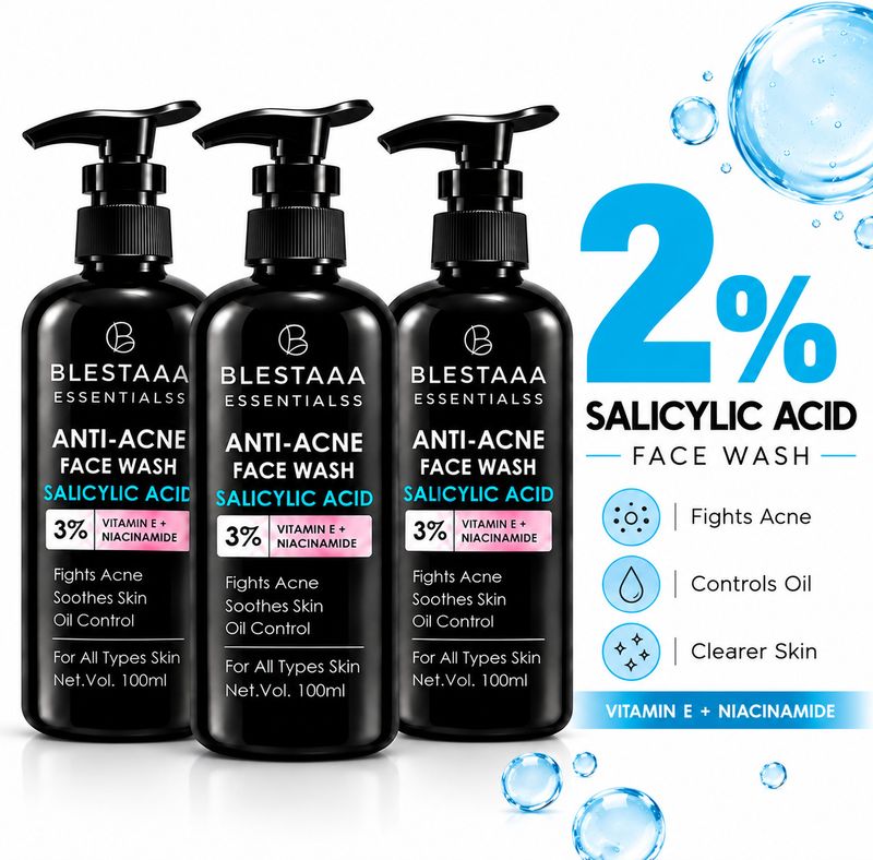 blestaaa essentialss Salicylic Acid Face Wash - Image 2