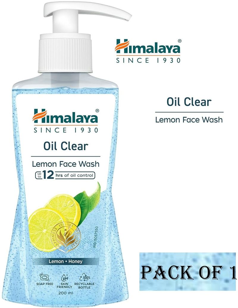 Himalaya Oil Clear Lemon Face Wash 200ml - Image 2