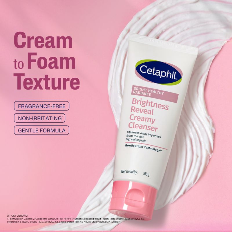 Cetaphil Brightness Reveal Creamy Cleanser 100g 8 L - Image 5