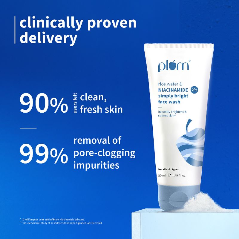 Plum 2% Niacinamide with Rice Water 100ml - Image 3