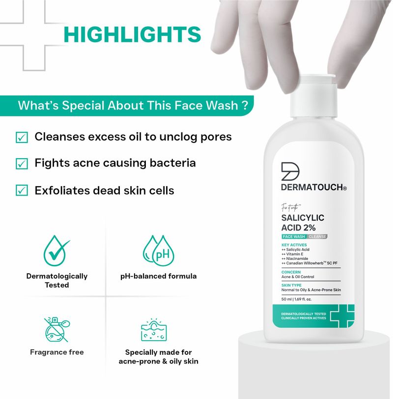 Dermatouch Salicylic Acid 2% Face Wash - Image 6