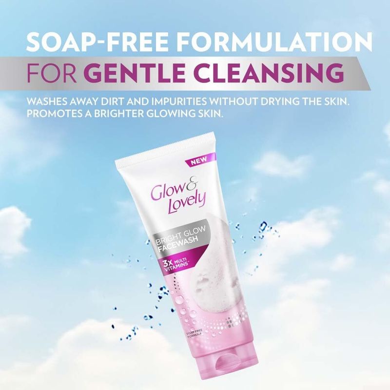 Glow & Lovely Bright Glow 300g Face Wash (Pack of 2) - Image 3
