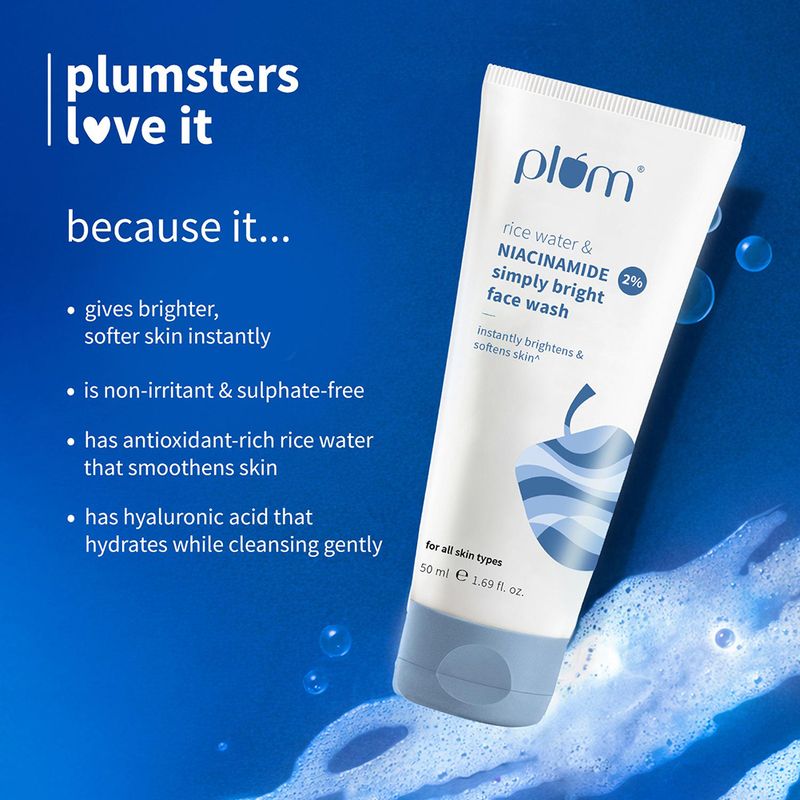 Plum 2% Niacinamide with Rice Water 100ml - Image 5