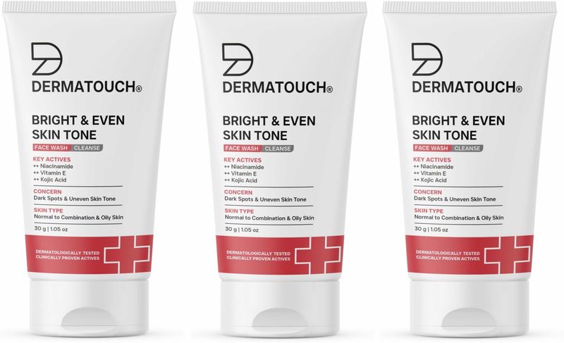 Dermatouch Bright & Even Tone Face Wash Pack of 3 - Image 2