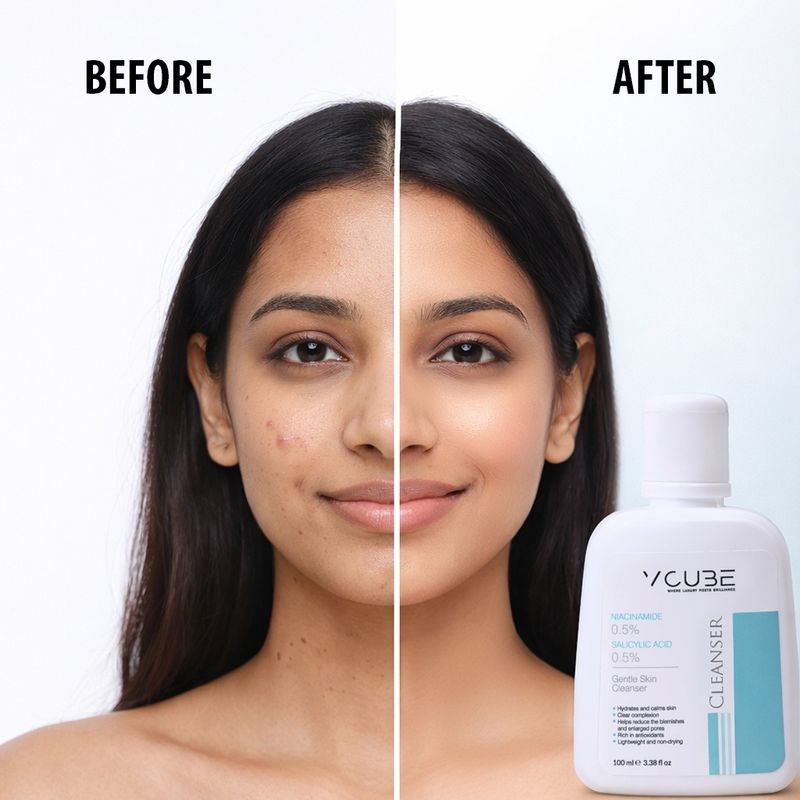 VCube Gentle Skin Cleanser Face Wash 100ml - Image 6