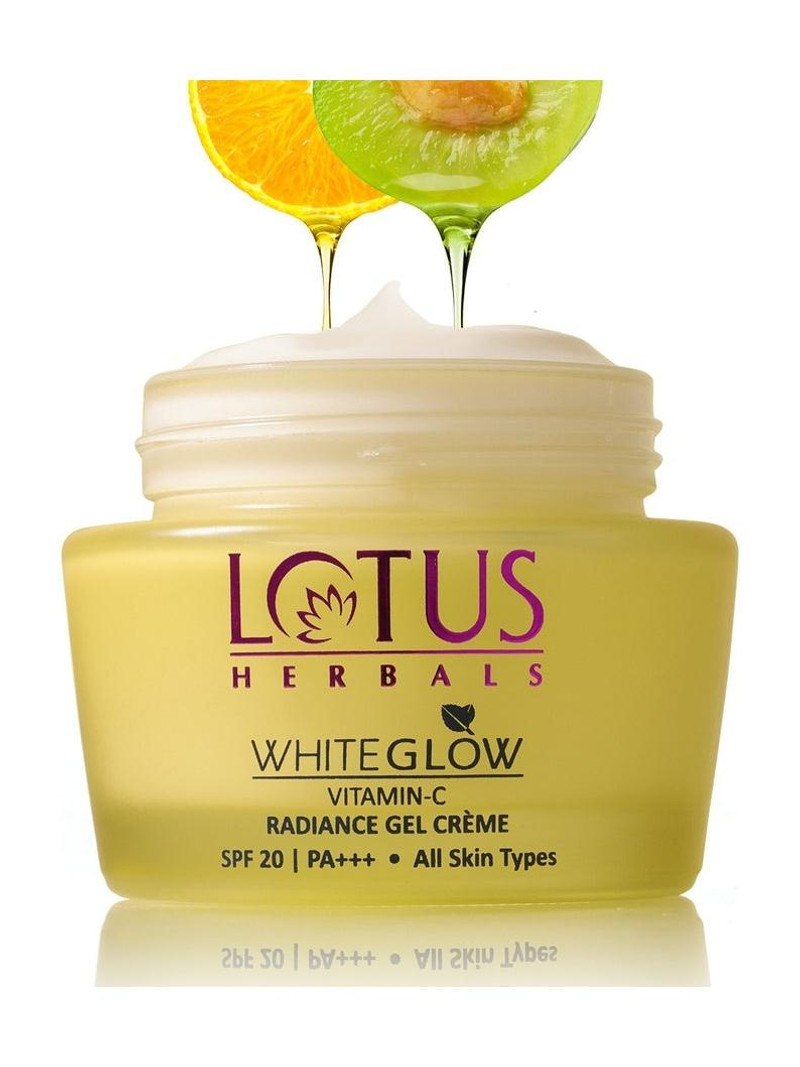 LOTUS HERBALS WhiteGlow Vitamin-C Radiance Gel Creme SPF 20 PA+++ (50 g)