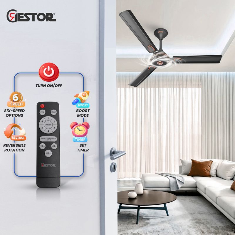 GESTOR Avenzo 48 inch Ceiling Fan - Image 5