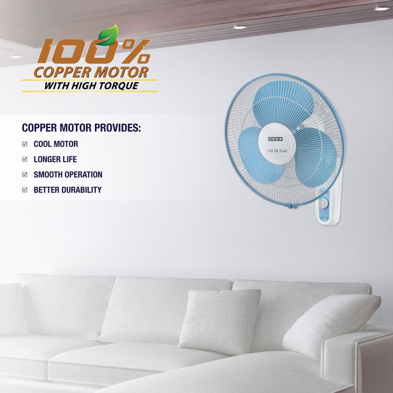 USHA Mist Air Flo 400 mm Wall Fan - Image 5