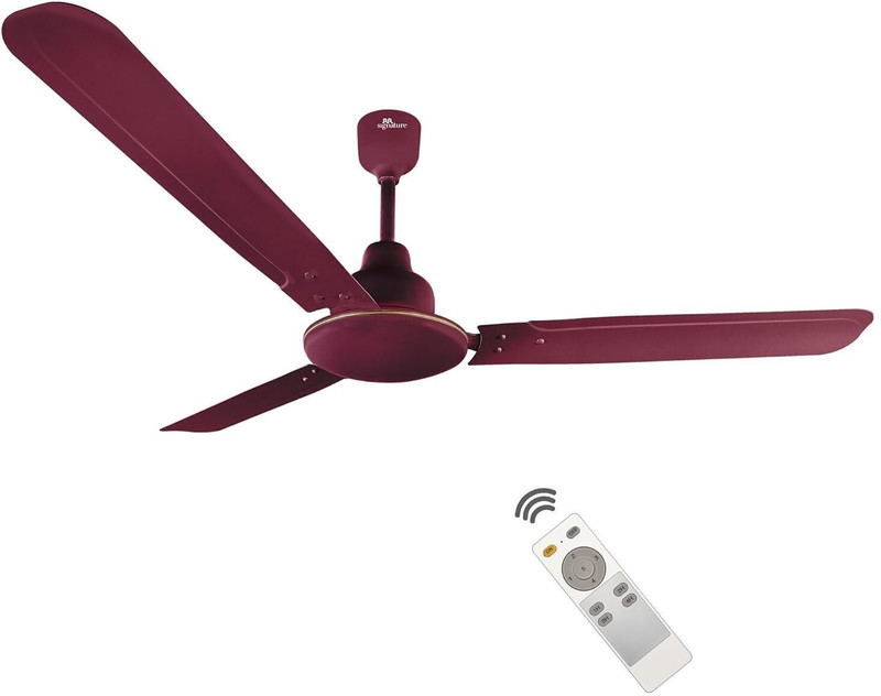 LUMINOUS (RR SIGNATURE)MORPHEUS BLDC C/F with 2 Year Warranty BLDC Motor with Remote 1200 mm Ceiling Fan 5 Star | Velvet Brown | Pack of 1