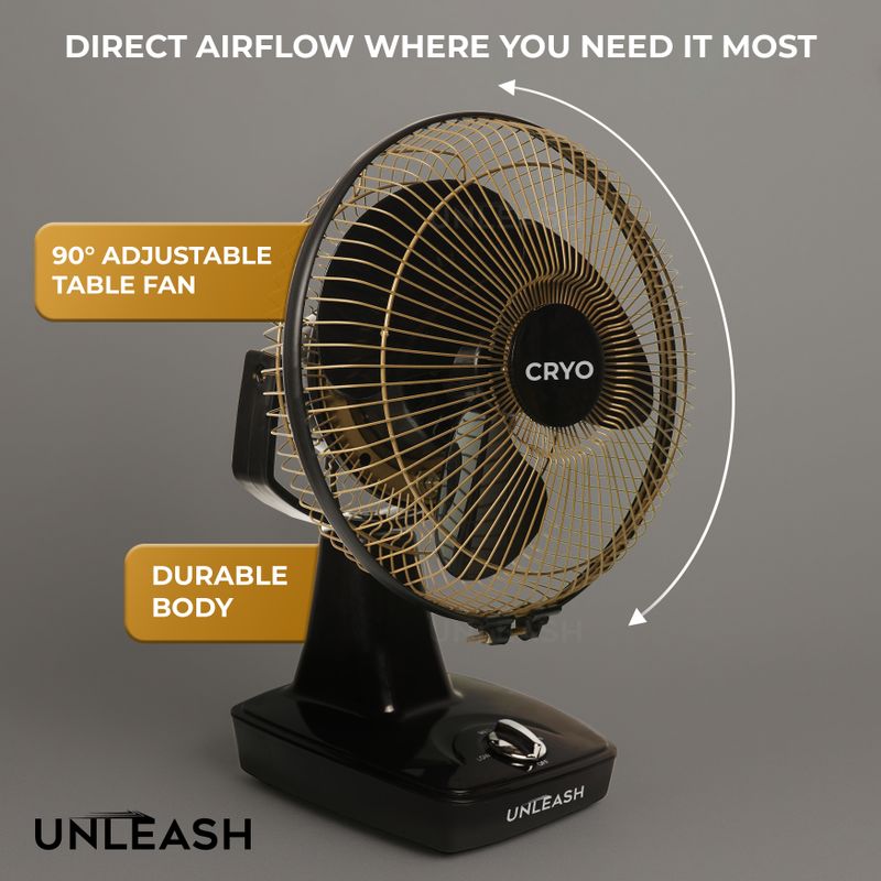 unleash CRYO 9 INCH 230MM Metal Fan - Image 5
