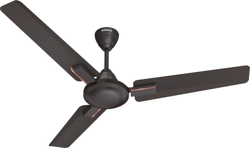 HAVELLS Ambrose Neo Ceiling Fan| High Speed, High Air Delivery| Strong & Powerful motor with 2 Year Warranty Anti Dust 1200 mm Ceiling Fan (Smoke Brown | Pack of 1)