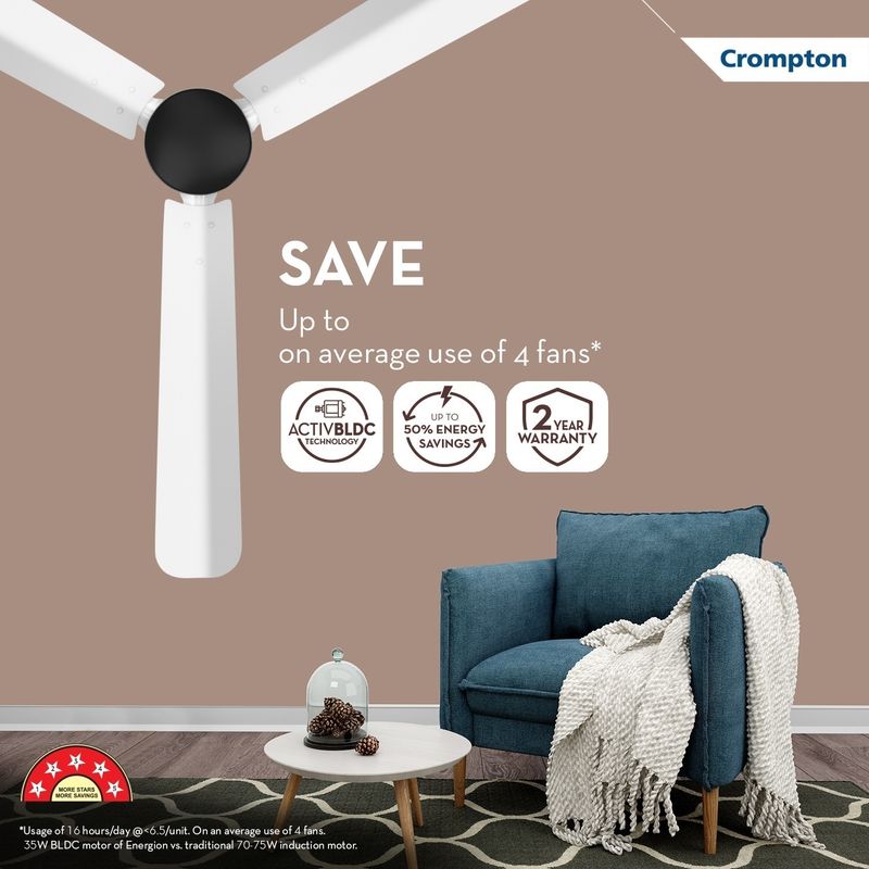 Crompton Energion Hyperjet 1200mm Ceiling Fan - Image 6