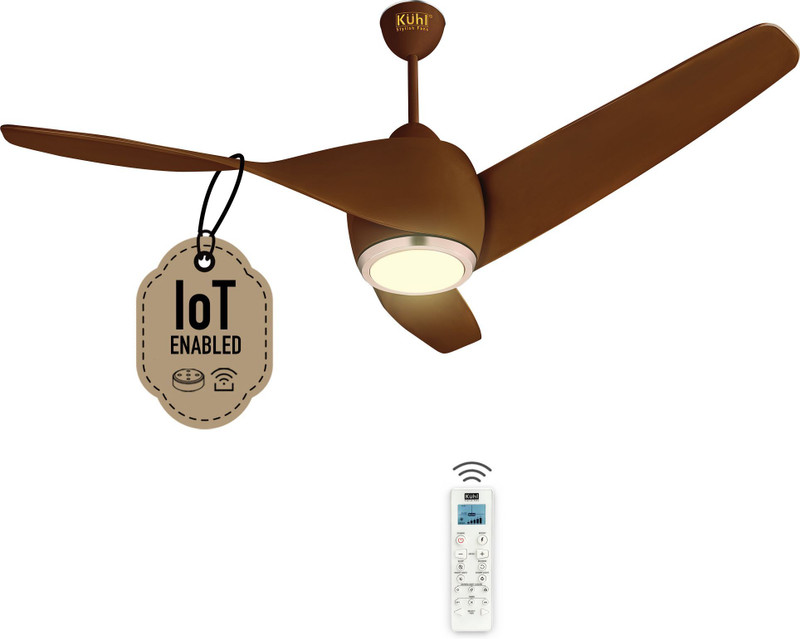 kuhl twist l3 1320mm 65 power saving bldc ceiling fan bee 5 star rated isi marked year warranty motor remote 1320 mm fan