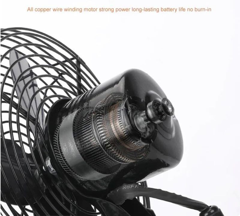 Care 4 Rechargeable Lithium Battery Fan - Image 6