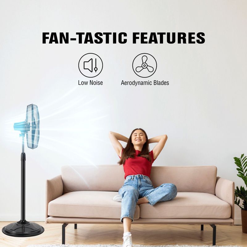Flipkart SmartBuy Falcon 400mm Pedestal Fan - Image 3