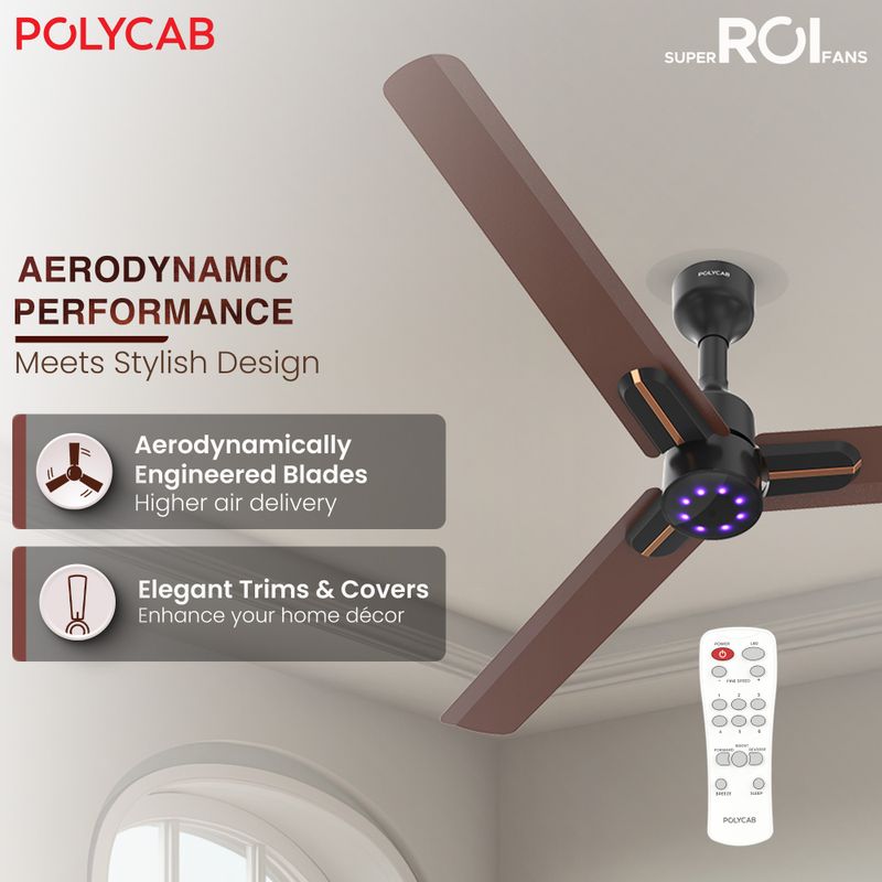 Polycab Wizzy Neo 2.0 1200mm Ceiling Fan - Image 5