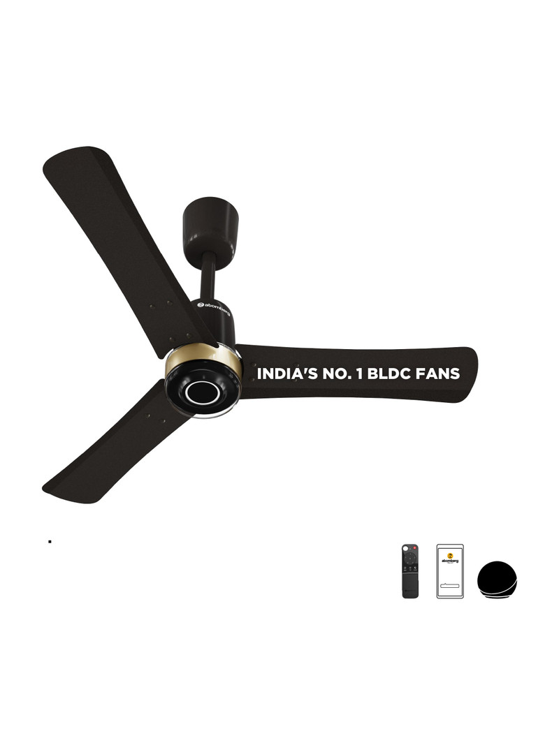 Atomberg Renesa Elite Smart |Voice Control| High Air Flow|Moonbeam LED Light|Sleek Design with 3 Year Warranty BLDC Motor with Remote 900 mm Ceiling F