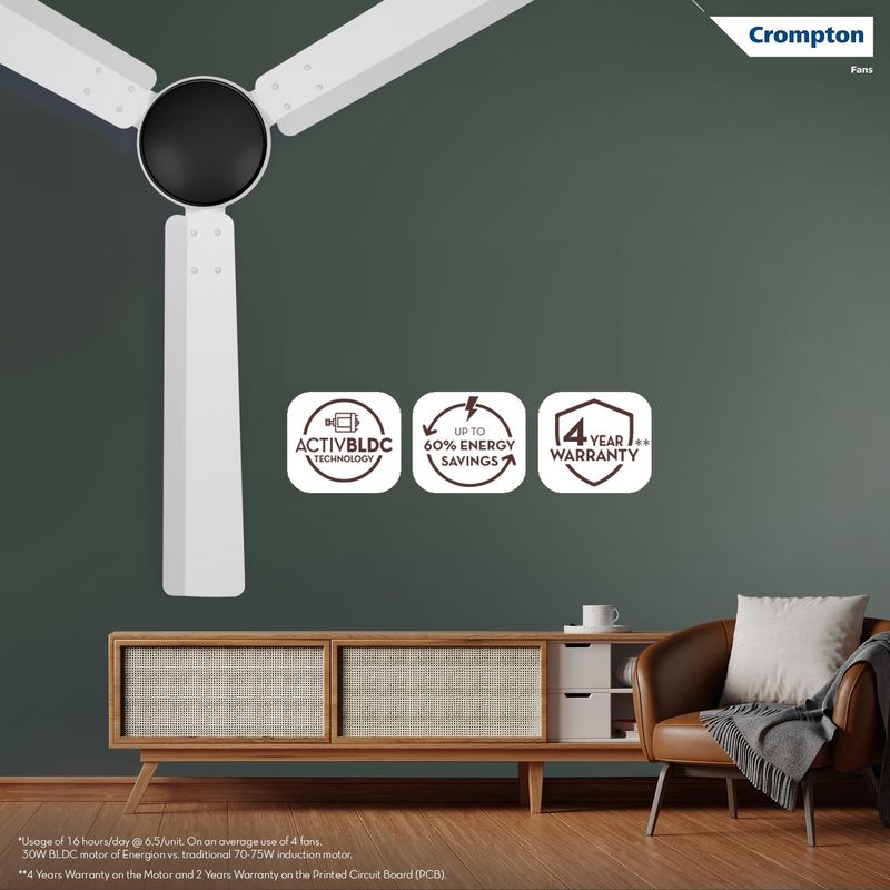 Crompton Energion Nucleoid 1200 mm Ceiling Fan - Image 4