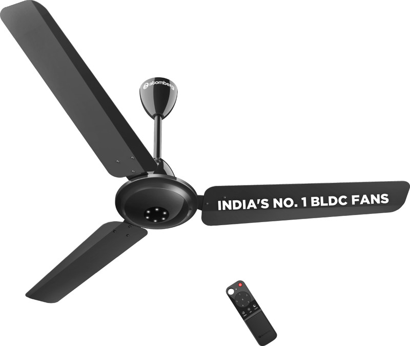 Atomberg Efficio Alpha|india'S No.1 Bldc Fan| High Air Flow|led Speed Indicator| With 2 Year Warranty Bldc Motor With Remote 1200 Mm Ceiling Fan