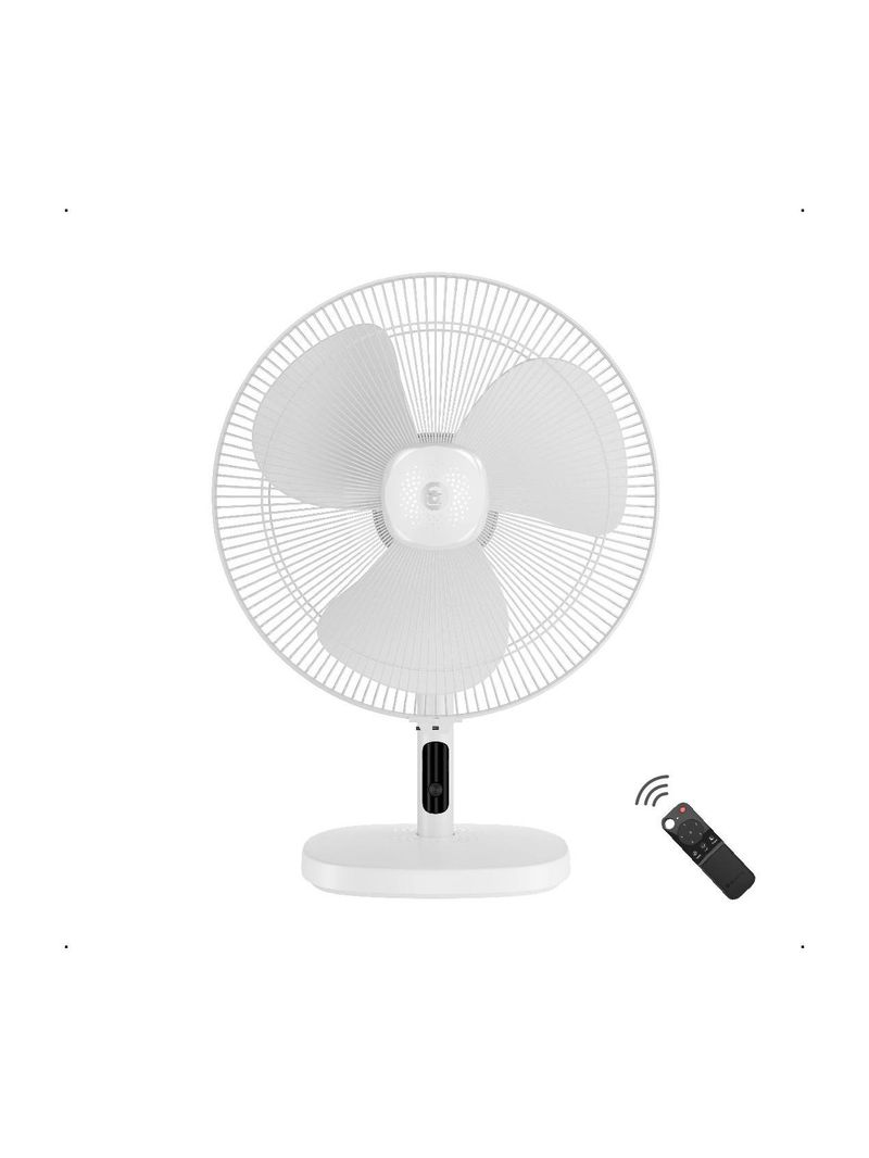 Atomberg RenesaSilent Table Fan6 SpeedsLED DisplayTimer ModeIdeal for Home & Office with 2 Year Warranty BLDC Motor with Remote 400 mm Table Fan (5 Star | Snow White | Pack of 1) - Image 2