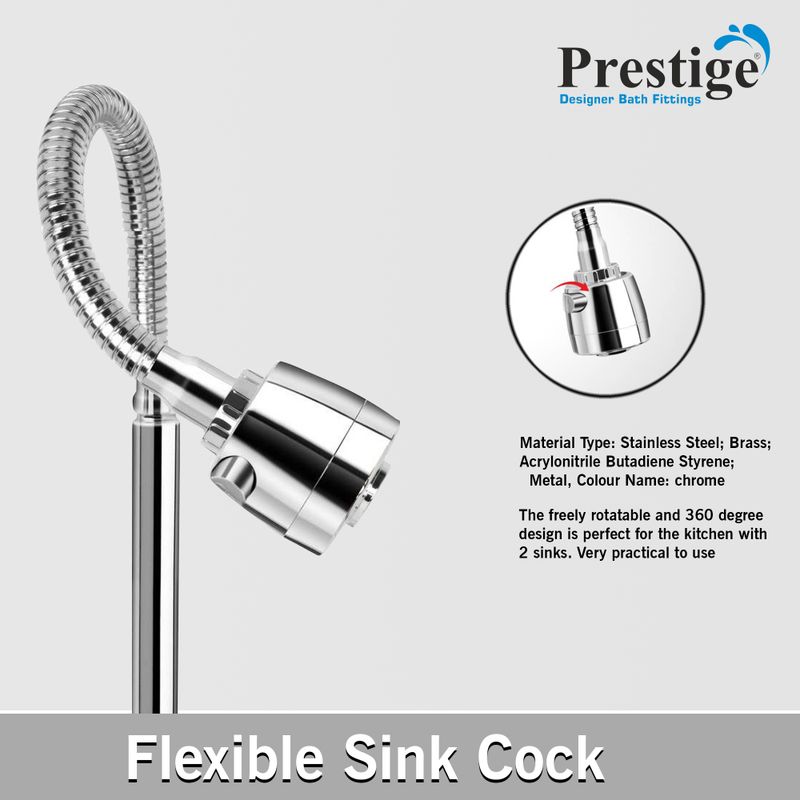 Prestige Flexible Swan Neck Tap - Image 4