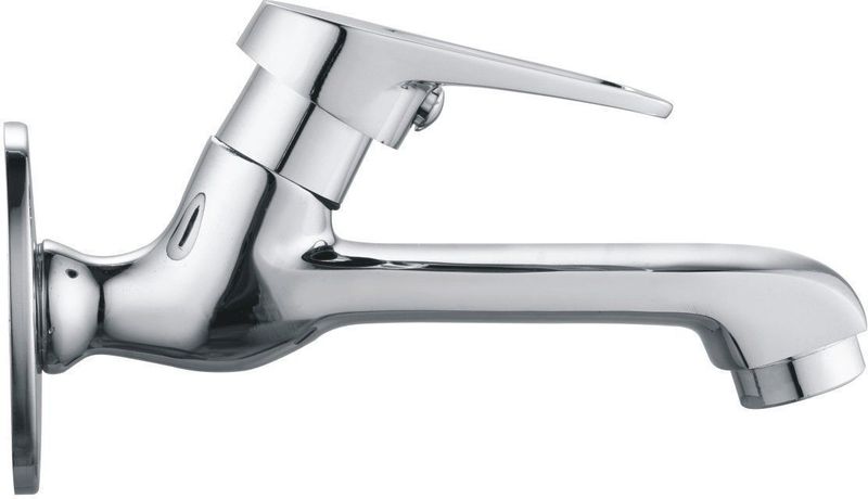 Spazio Silver Hexa Long Body Bathroom Tap - Image 4