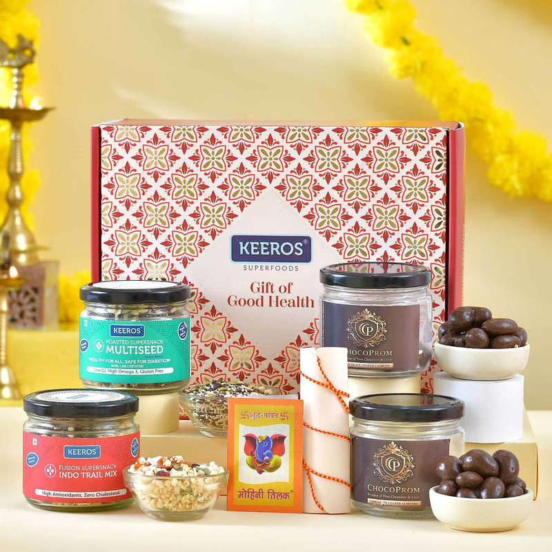 Keeros Healthy Bhai Dooj Sweet Gift Hamper
