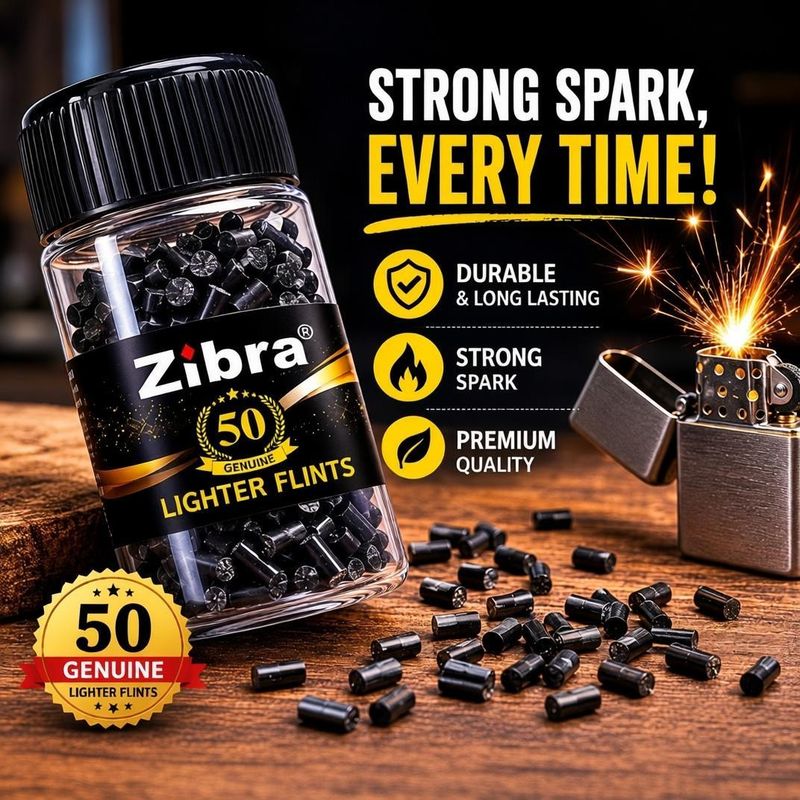 GIRLZ ADORE Lighter Flint Stone Pack of 50 - Image 2