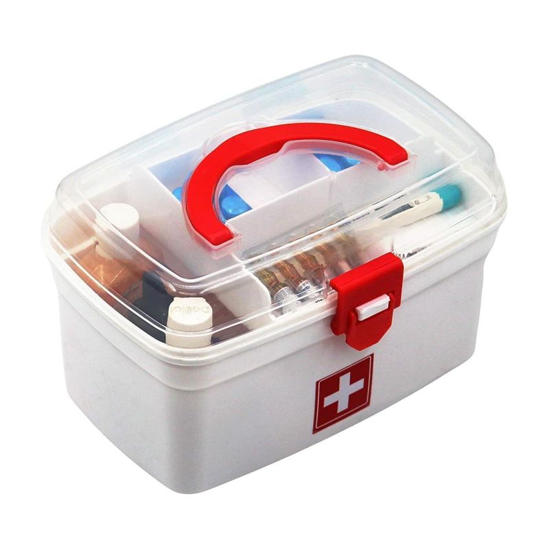 Nitron Plastic Rectangular Medicine Box - Image 2