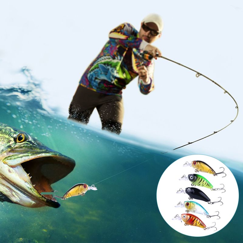 Qpets Hard Bait Plastic Fishing Lure (Pack of 5) - Image 5