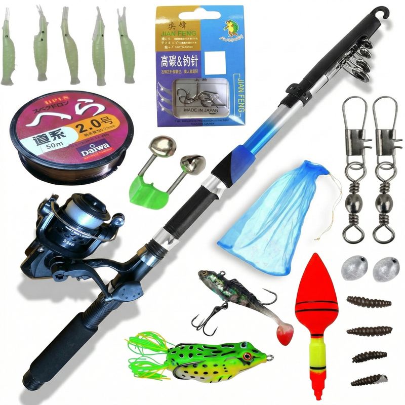 SPRED Blue Fishing Rod 210cm - Image 2