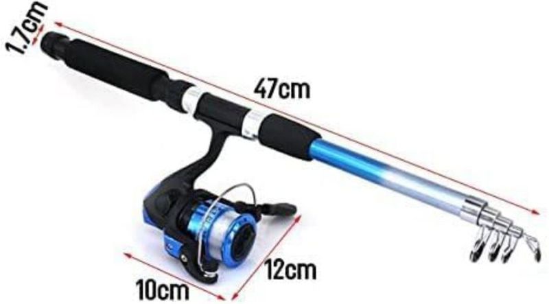 MR Shark 210 Blue Fishing Rod 12cm - Image 5