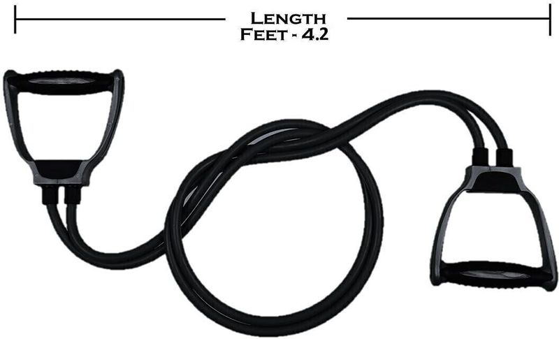Manogyam Double Toning Band Heavy Quality Exercise Band - Image 4