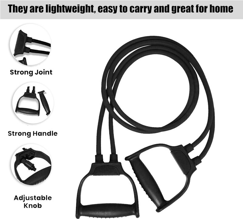 Manogyam Double Toning Band Heavy Quality Exercise Band - Image 5