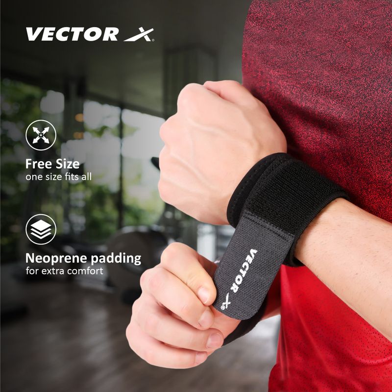 VECTOR X WB-100 Black Wristband - Image 6
