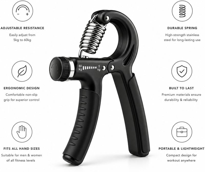 Shopeleven Adjustable Hand Gripper 10-40 Kg - Image 5