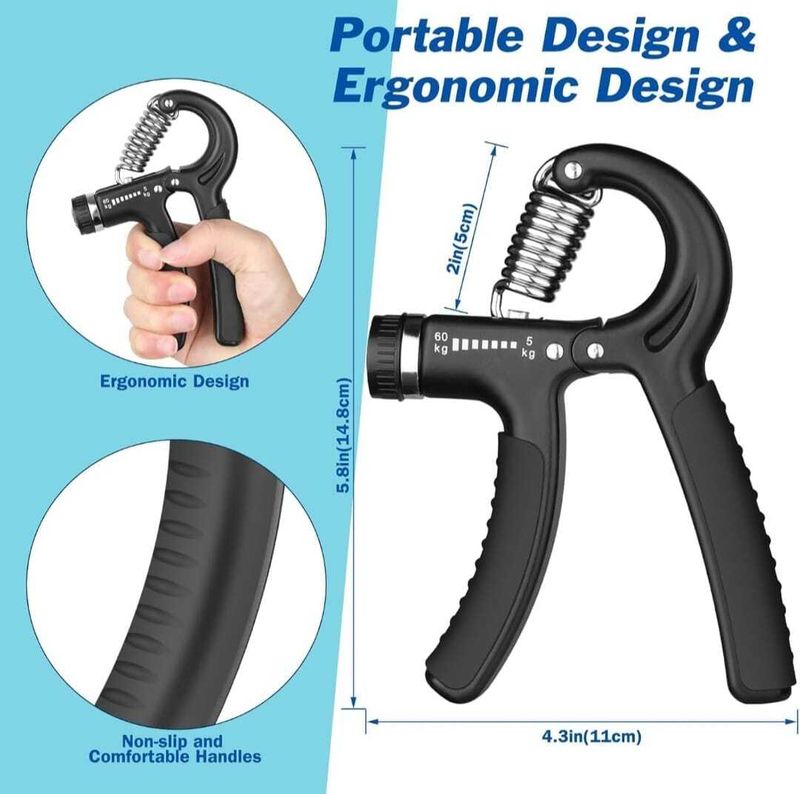 RVS R Shape Hand Gripper Fitness Tool - Image 4