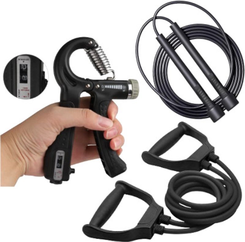 BOLDDISH Toning Tube + V-shape Hand Grip + Digital Hand Grip - Image 2