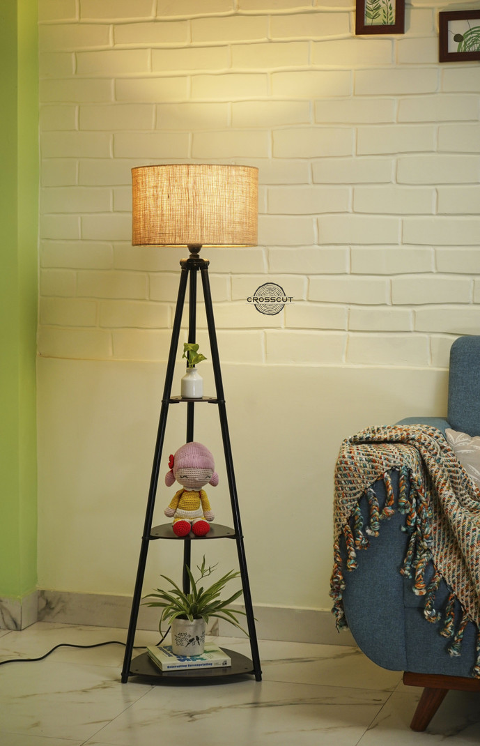 crosscut furniture tripod floor lamp