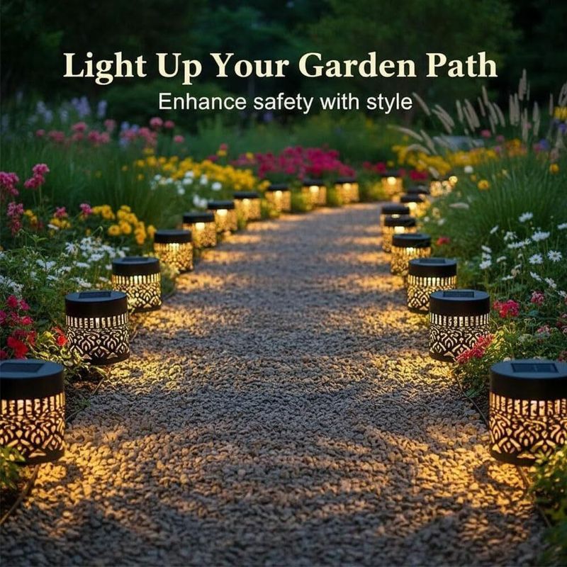 Aethra Solar Powered Mandala Fence Lights - Image 5