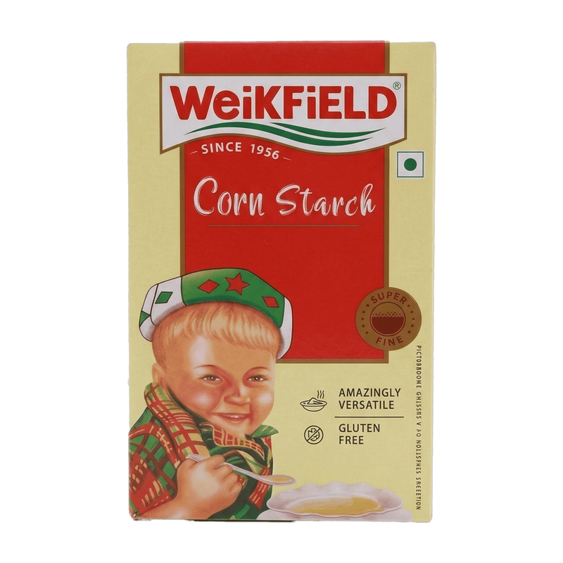 Weikfield Corn Starch Powder, Gluten-free Cornflour For Baking, Lump-free Paste